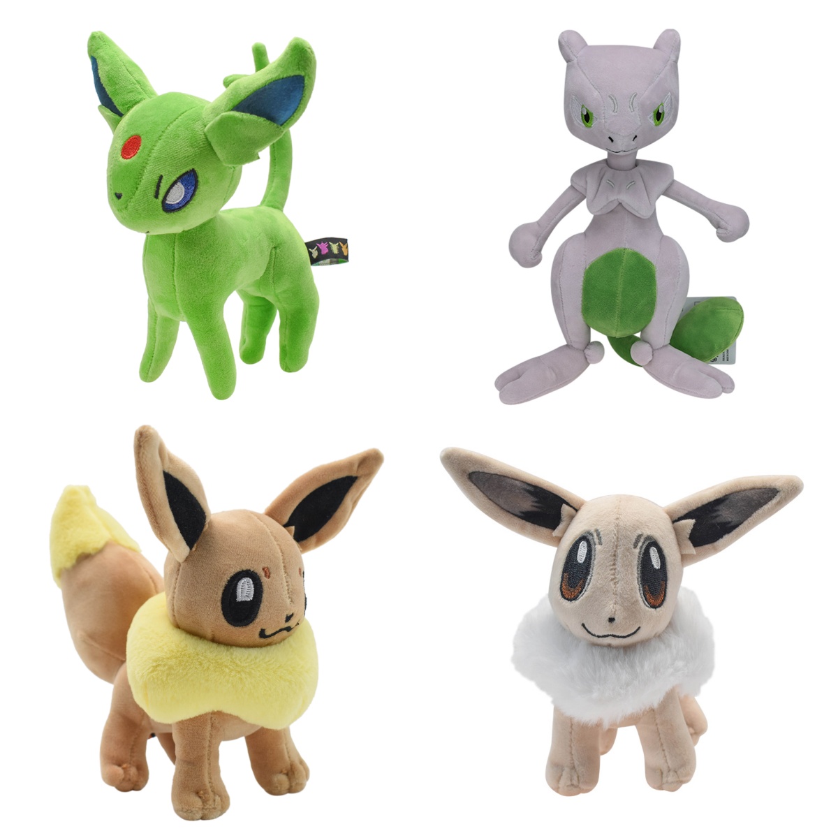 Kids Toys Doll - Brinquedos de Pelúcia Pokémon Macios, Brilhantes,