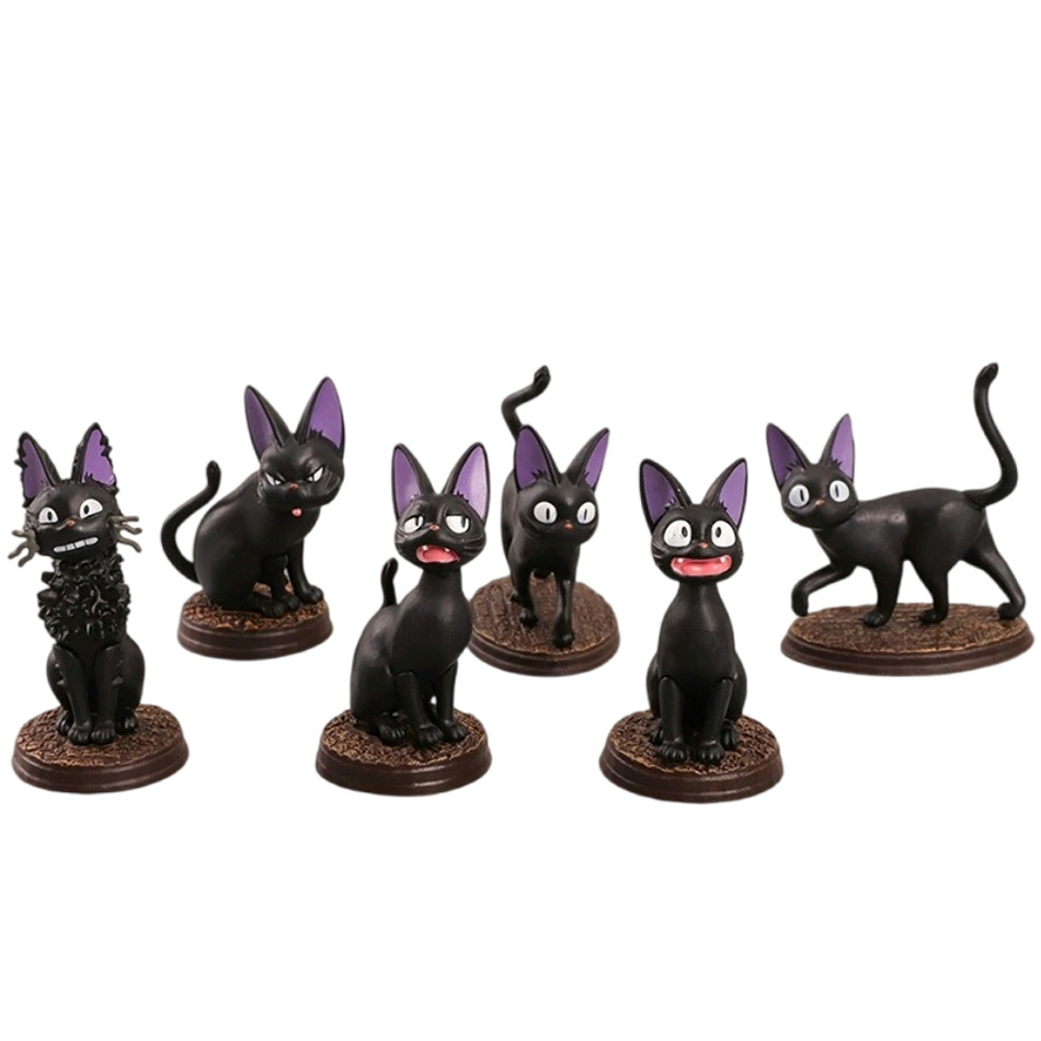 Kids Toys Jiji - 6 pçs/set dos desenhos animados gato