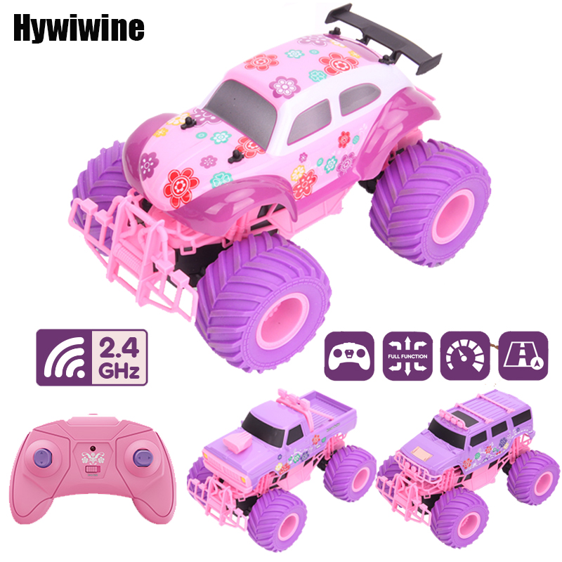 Kids Toys Electric - Rosa rc carro de tração elétrica