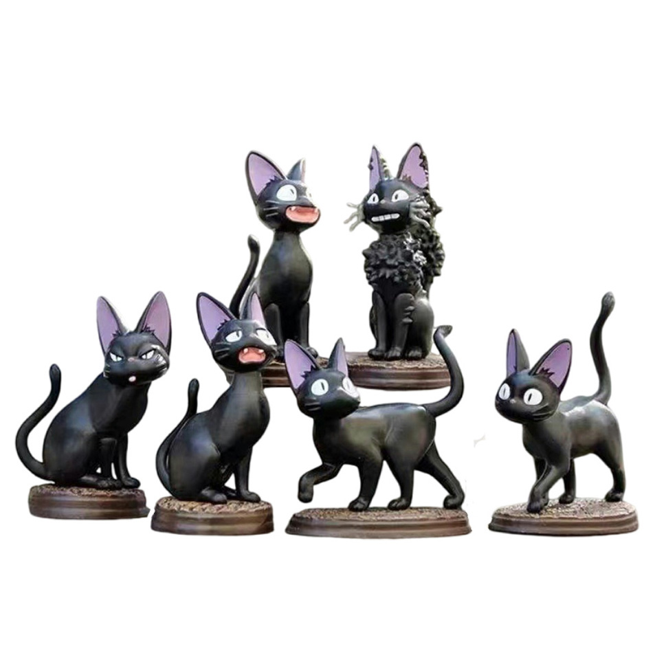 Kids Toys Jiji - 6 pçs/set dos desenhos animados gato