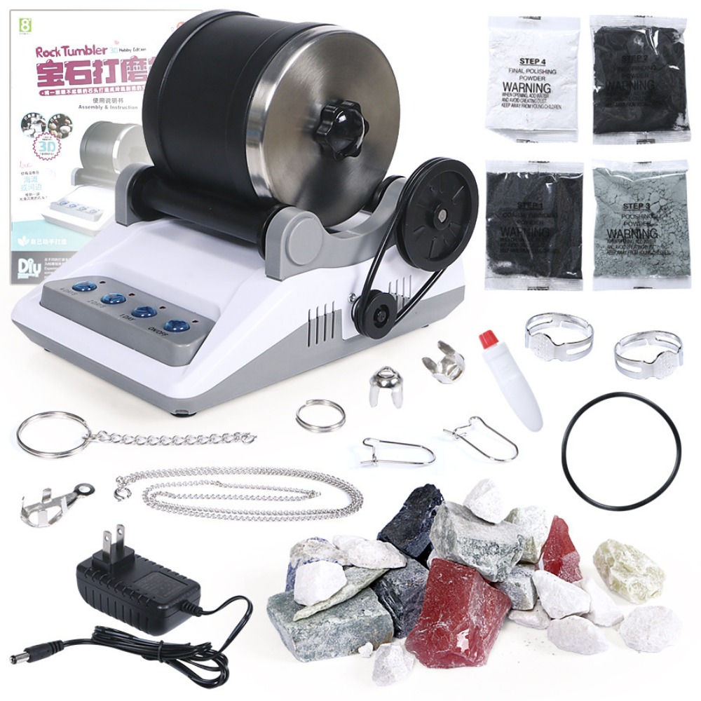 Kids Toys Electric - Conjunto de Moedor Elétrico de Gemas
