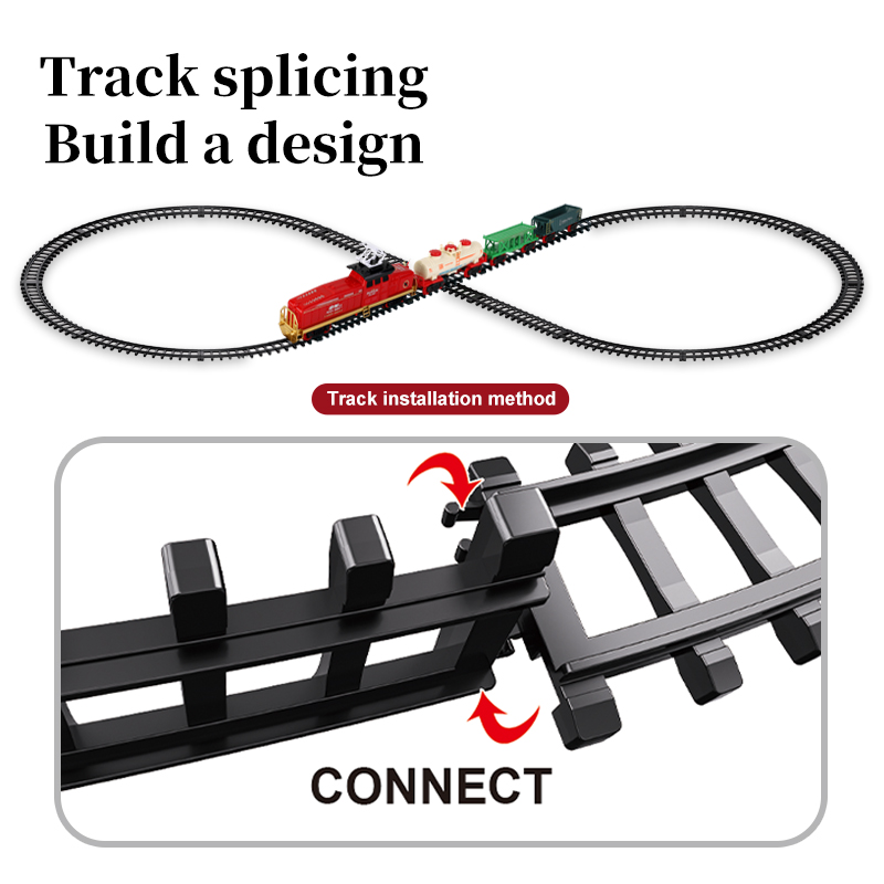 Kids Toys Electric - Trem de Carga Elétrico Infantil, Locomotiva,