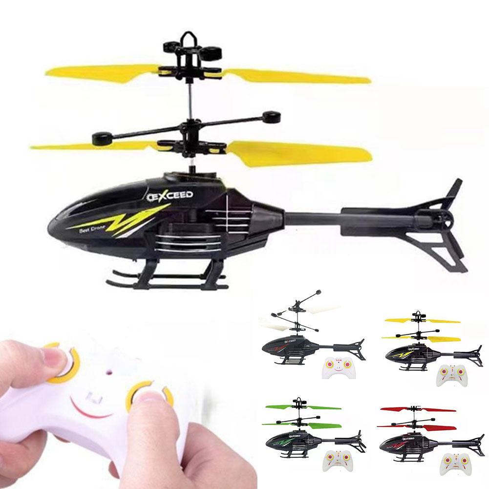 Kids Toys Helicopter - Helicóptero de controle remoto, 2 canais,
