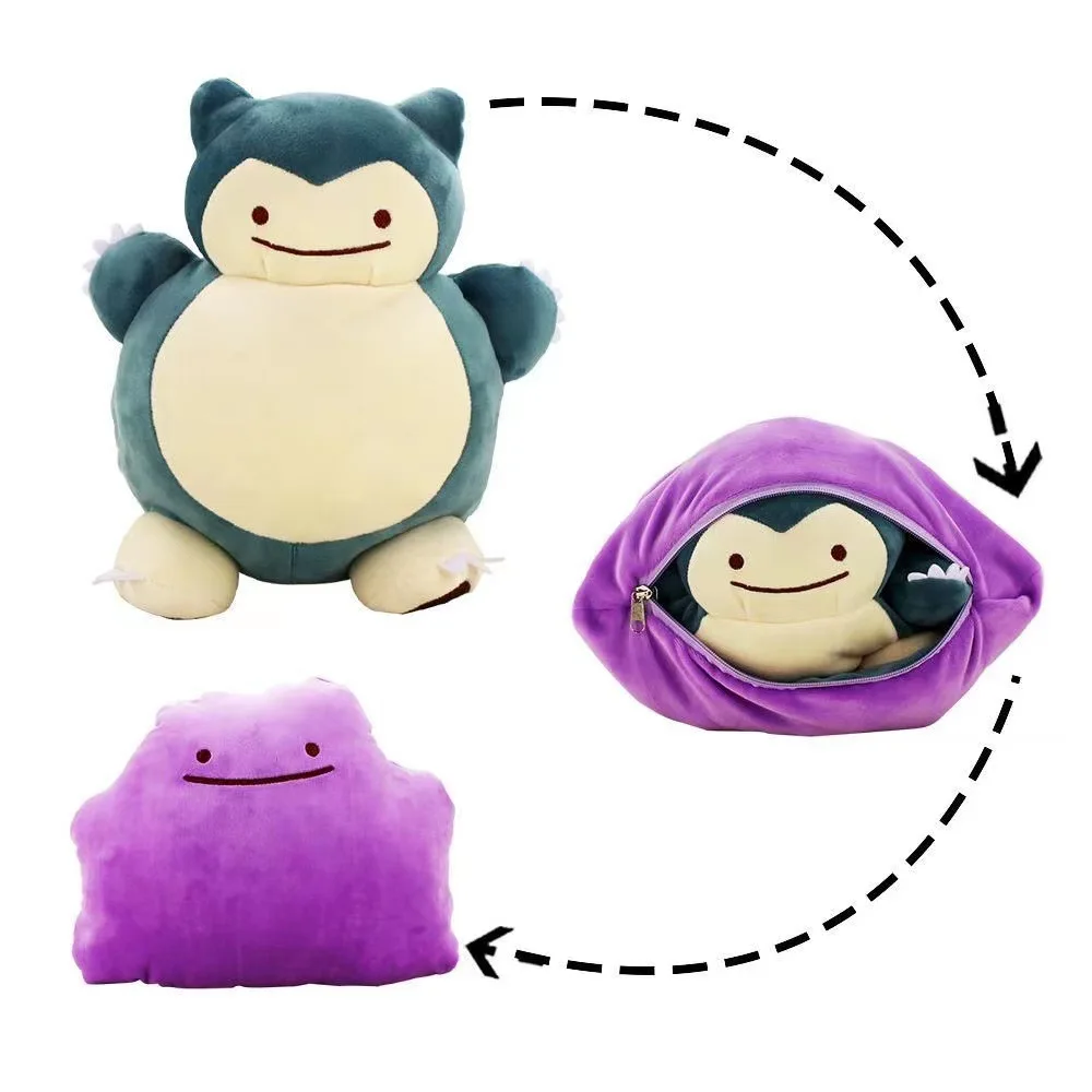 Kids Toys Doll - Almofada Reversível de 20cm do Anime