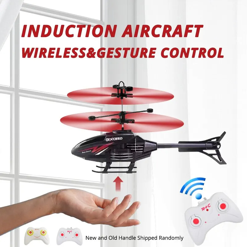 Kids Toys Helicopter - Helicóptero de suspensão com controle de