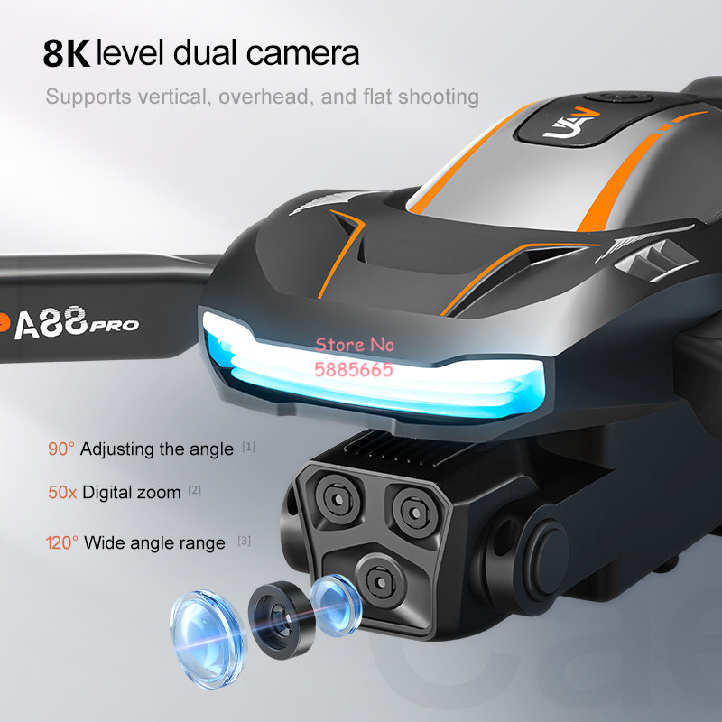 8k fotografia aérea fluxo ópti - Kids Toys Helicopter avaliação e preço