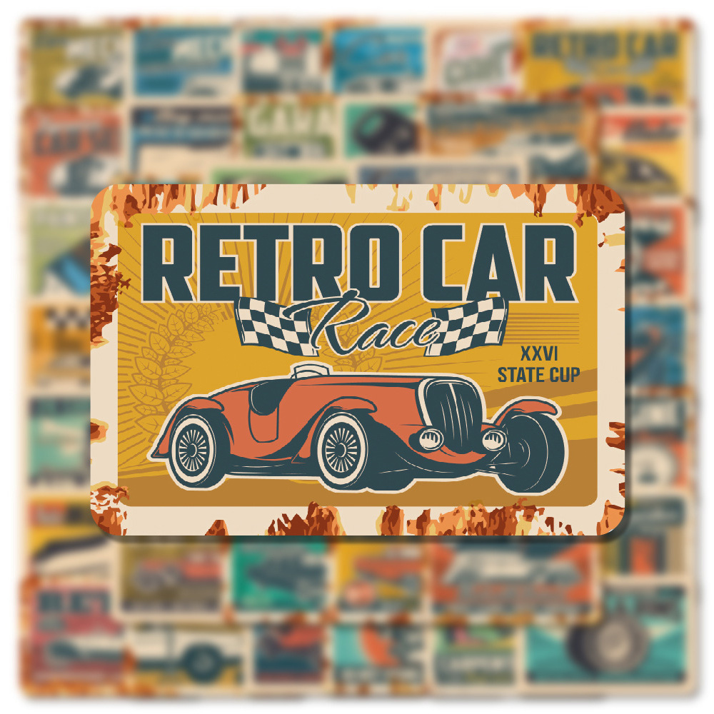 10/30/50 pçs anúncios retro ca - Kids Toys Vintage avaliação e preço