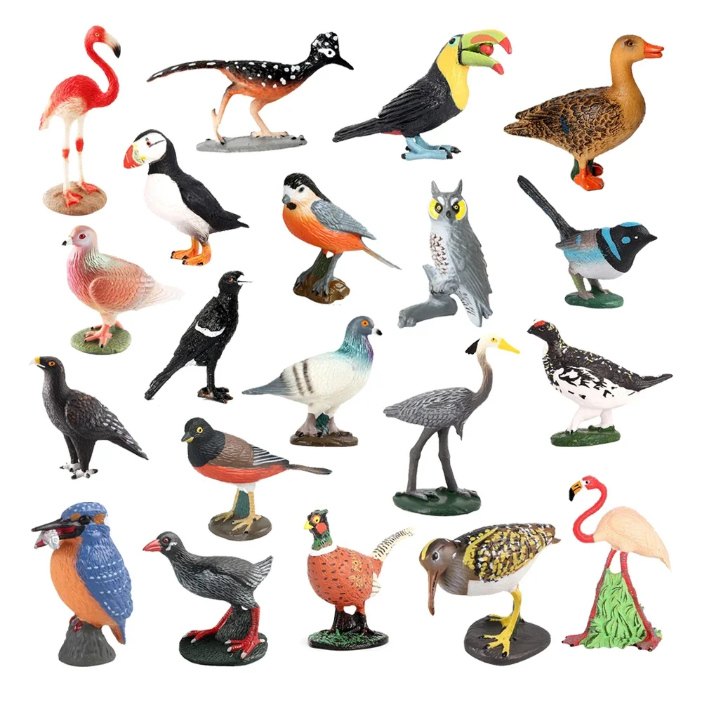 Pássaro animal estatuetas cego - Kids Toys Under 200 avaliação e preço