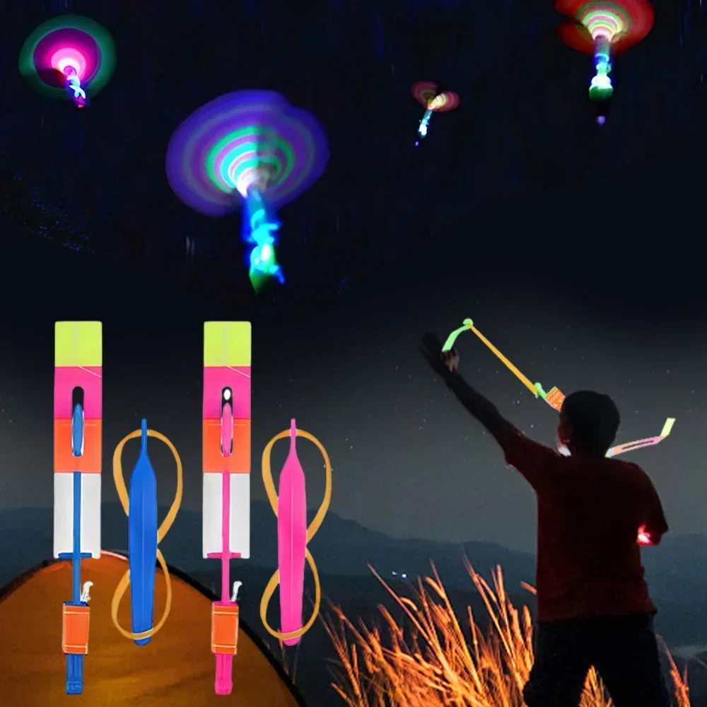 5/10/20 pçs led luz seta helic - Kids Toys Helicopter avaliação e preço