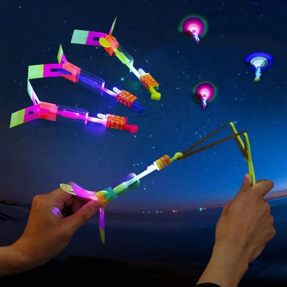 5/10/20 pçs led luz seta helic - Kids Toys Helicopter avaliação e preço