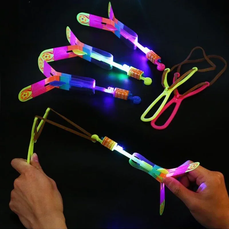 5/10/20 pçs led luz seta helic - Kids Toys Helicopter avaliação e preço