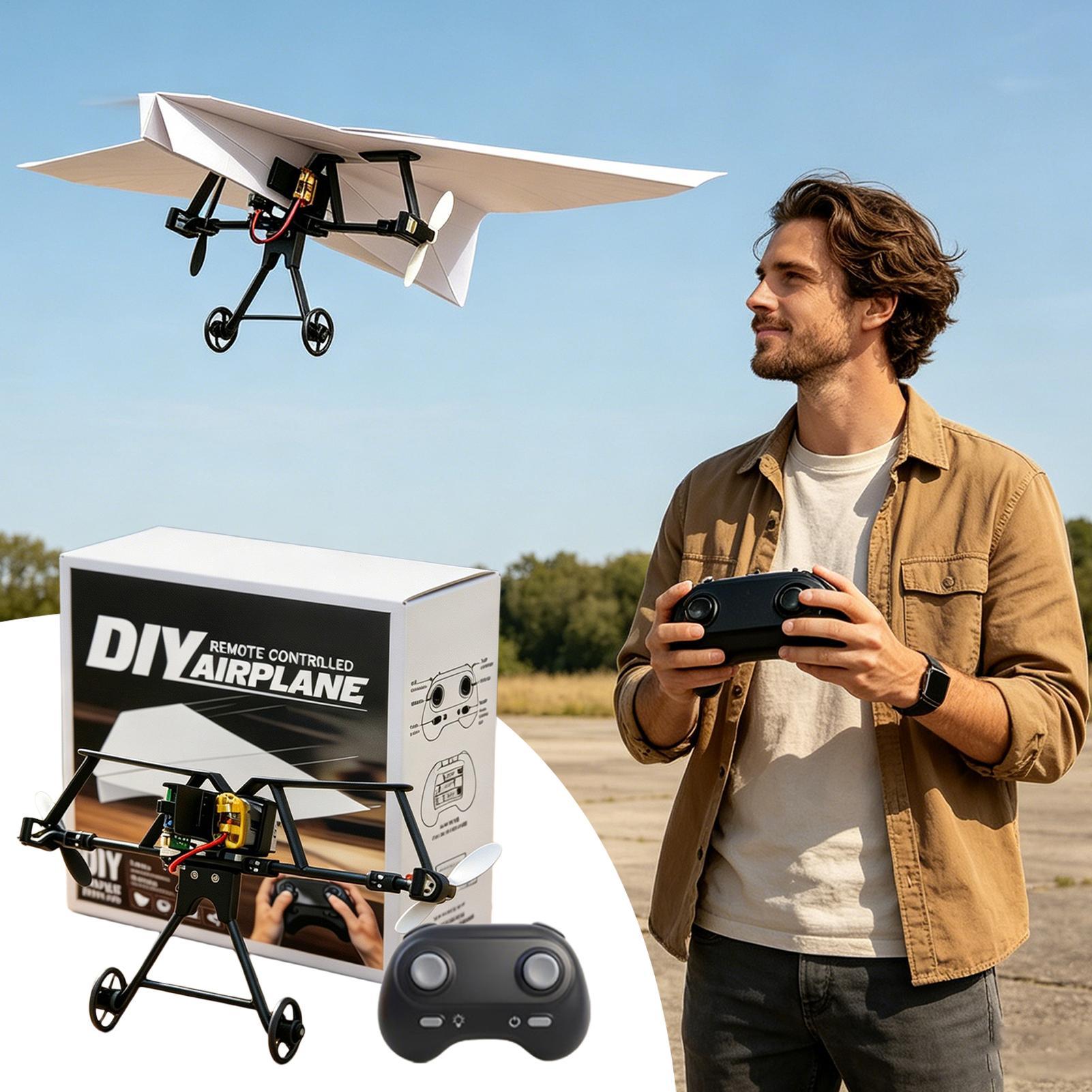 Kit de Avião de Papel RC DIY c - Kids Toys Electric avaliação e preço