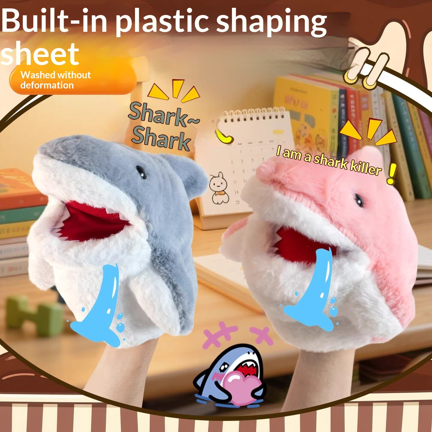 Fantoches de Tubarão de Pelúci - Soft Plush Doll avaliação e preço
