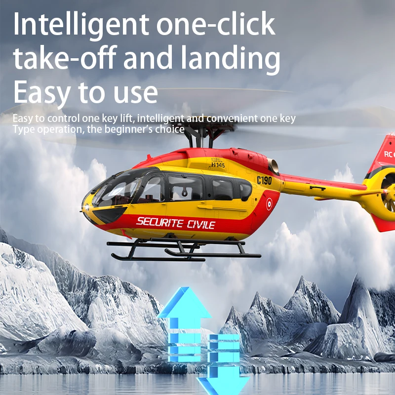 C190 RC Helicóptero 2.4G 6-Aix - Kids Toys Helicopter avaliação e preço