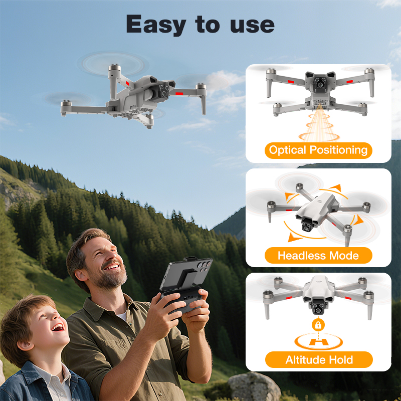 NOVO Drone L017 Pro Brushless  - Kids Toys Helicopter avaliação e preço