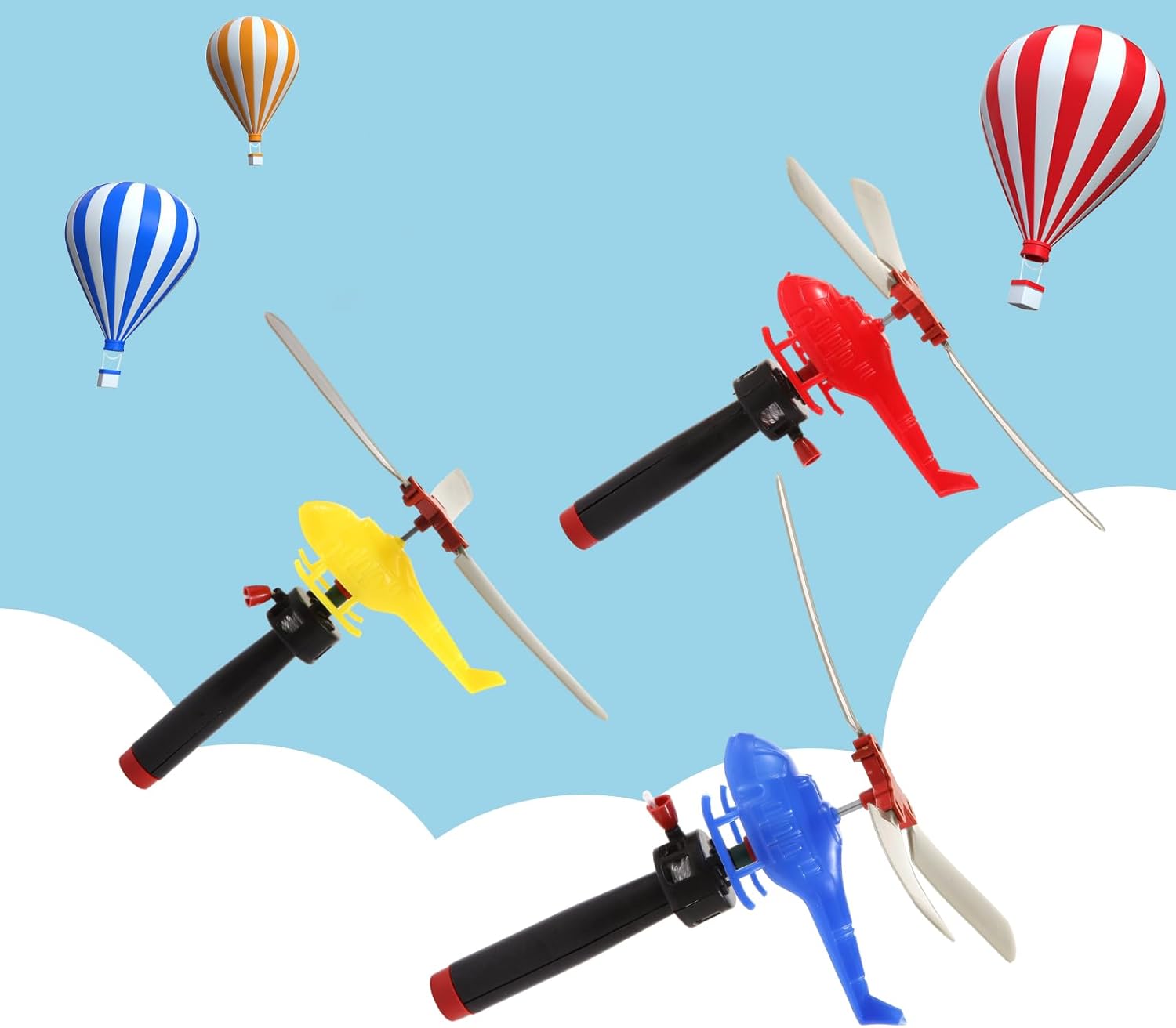 1/3/6 Peças Brinquedos Voadore - Kids Toys Helicopter avaliação e preço